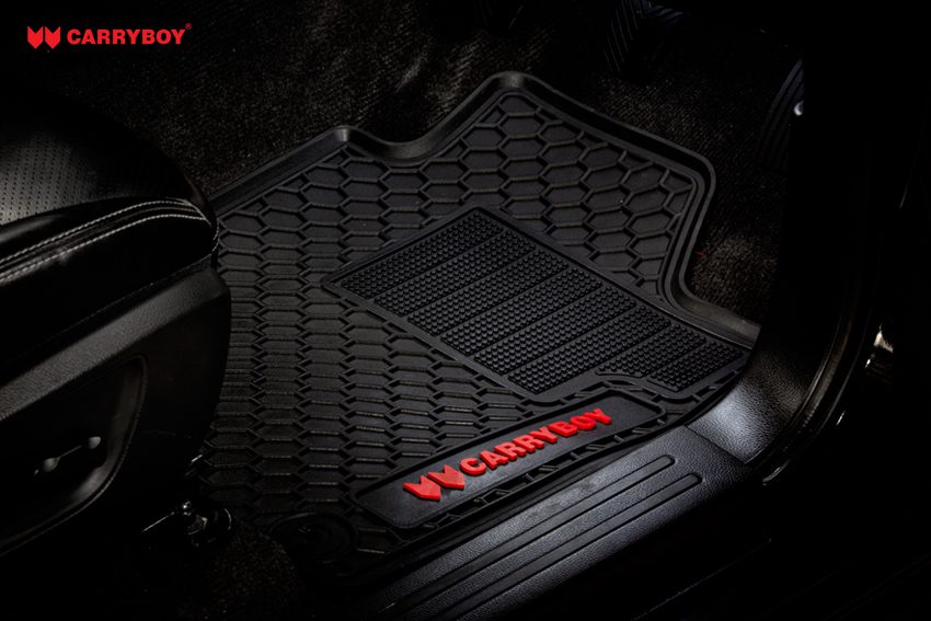 Carryboy Latex Car Floor Mats – Mitsubishi Triton Double Cab