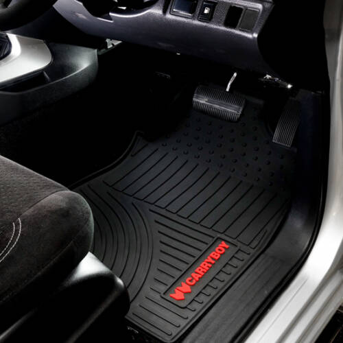 Carryboy Latex Car Floor Mats - Nissan Navara Double Cab