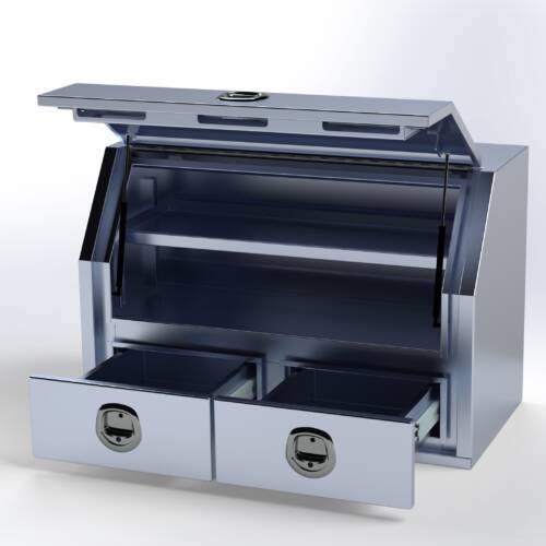 Toolbox - Half Size Door & Dual Drawers